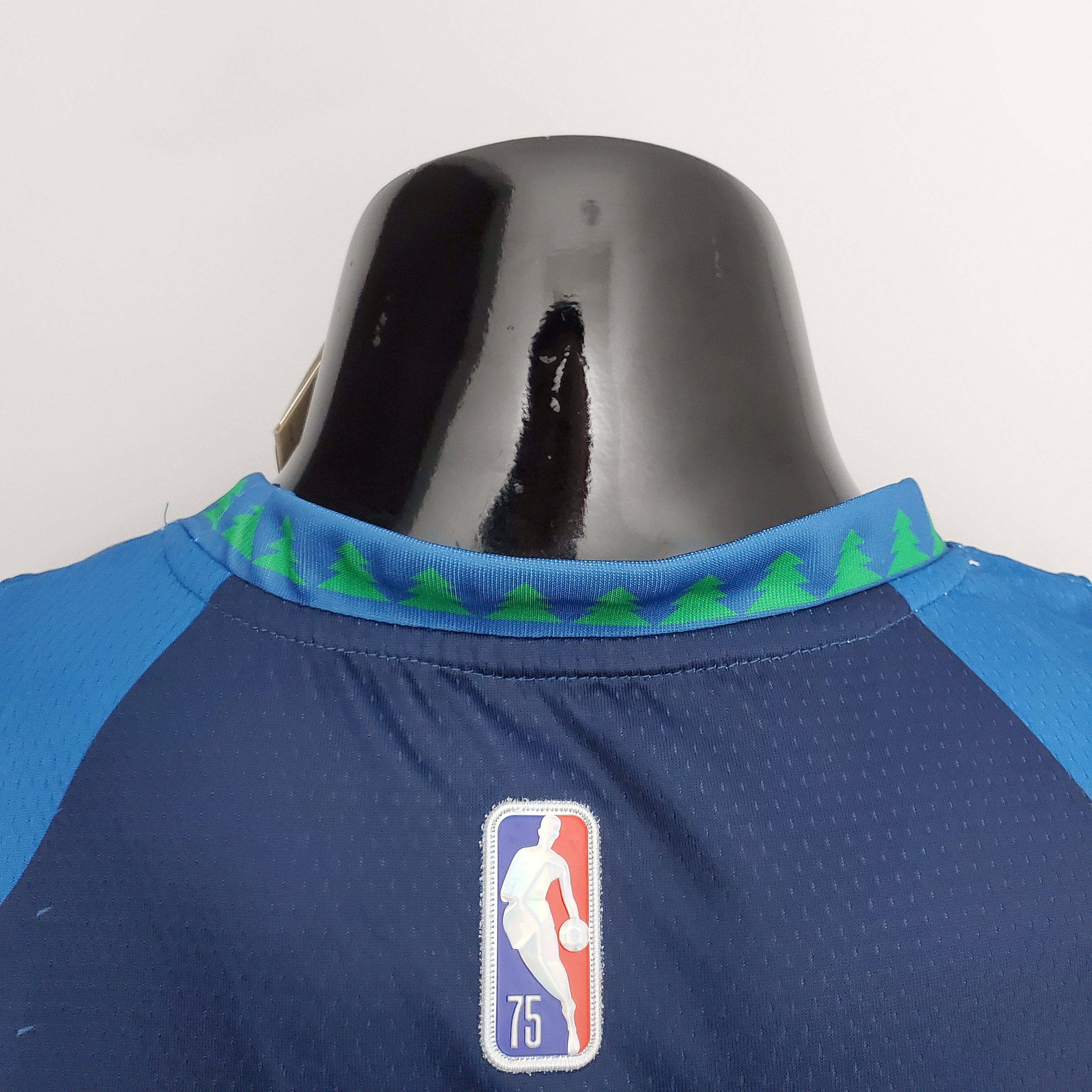 75th Anniversary 2202 Season EDWARDS#1 Minnesota Timberwolves City Edition Blue NBA Jersey