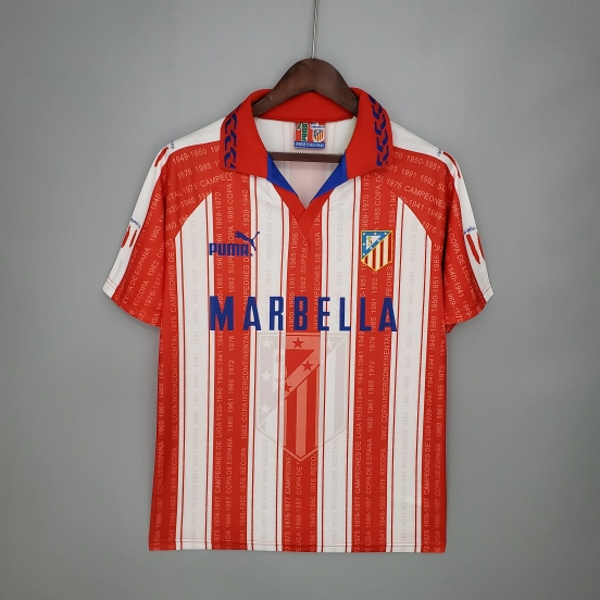 Retro Atletico Madrid 95/96 home Soccer Jersey