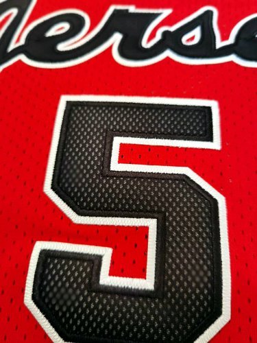 Men's Jason Kidd Red Retro Classic Team Jersey