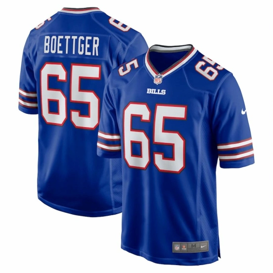 Men's Ike Boettger Royal Player Limited Team Jersey