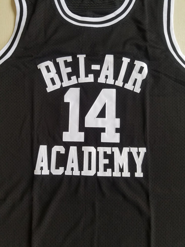 The Fresh Prince of Bel-Air Will Smith Bel-Air Academy Black Basketball Jersey