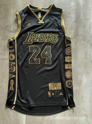 Men's Kobe Bryant Black Retro Classic Team Jersey