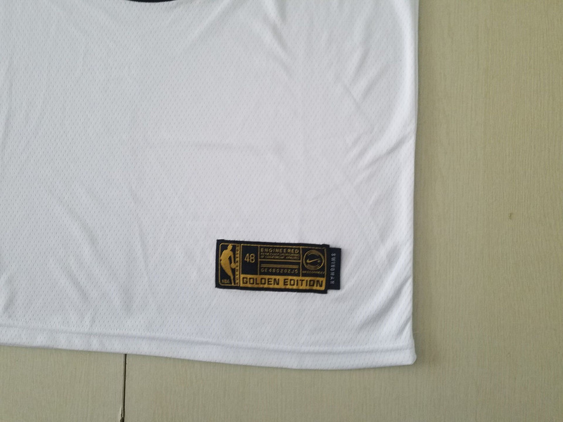Kawhi Leonard 2 White Golden Edition Jersey