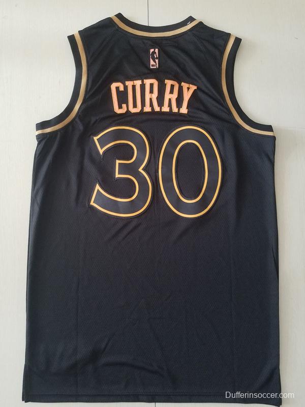 Stephen Curry 30 Black Golden Edition Jersey