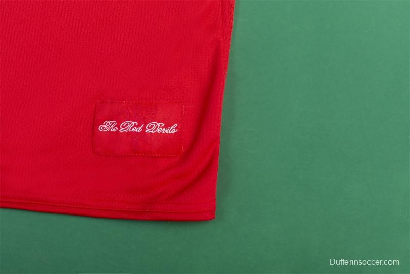 Retro 07/08 Manchester United Home Soccer Jersey