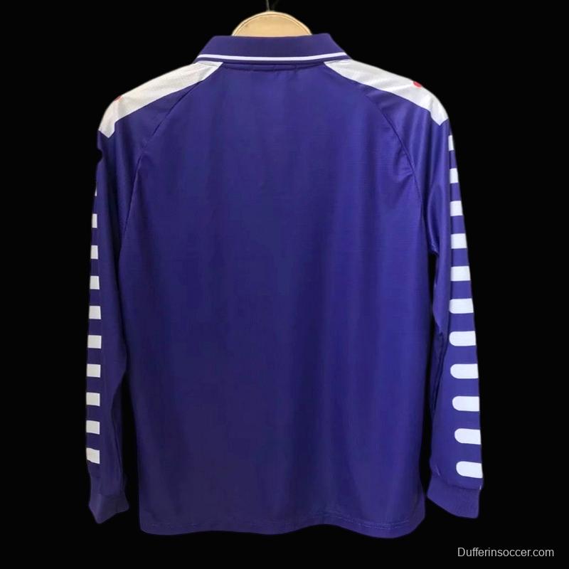 Retro 98/99 Fiorentina Home Long Sleeve Jersey