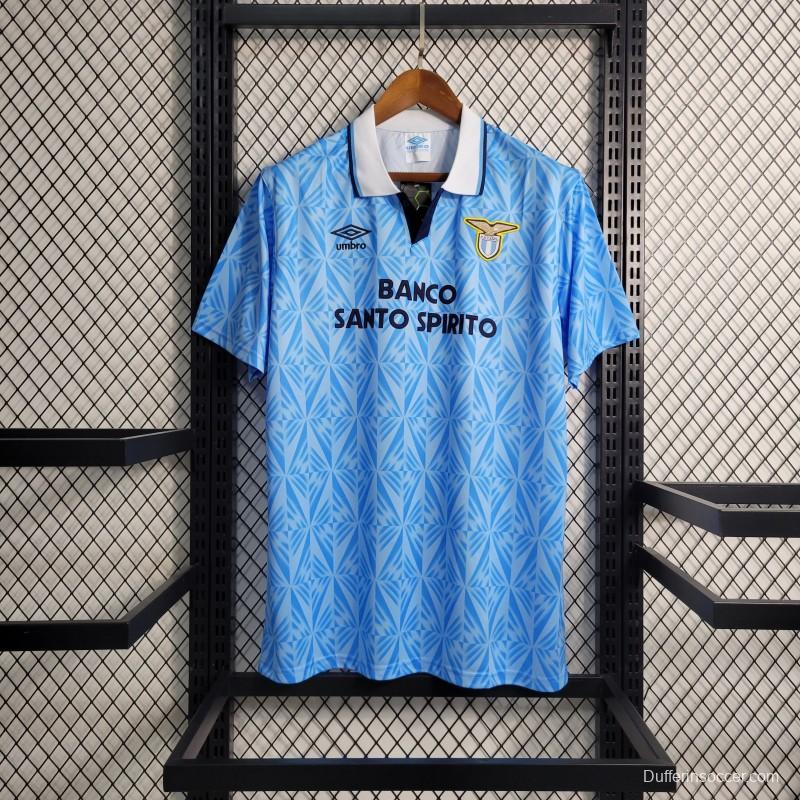 Retro 91/92 Lazio Home Jersey