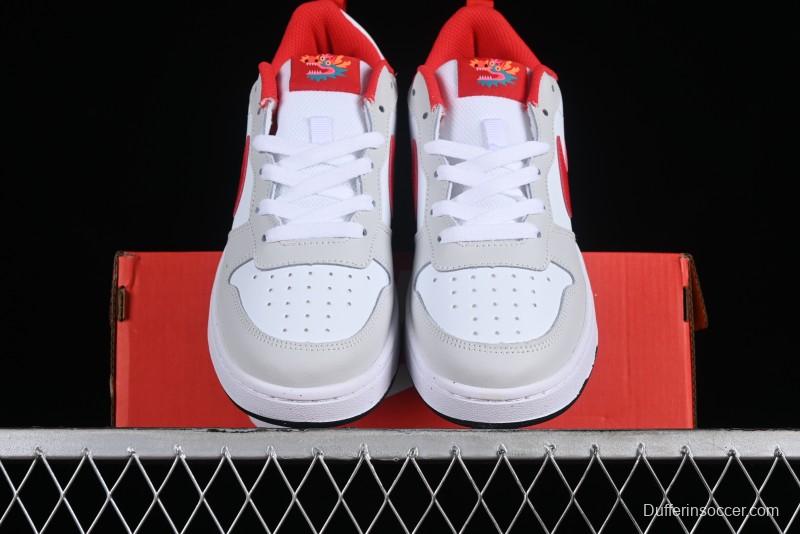 Nike Court Borough Low 2 Casual Campus Sneakers with Retro Basketball Design - FZ5525-161