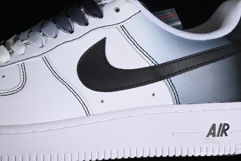 Nike Air Force 1 '07 Low Custom Anime Theme Gradient Brown Swoosh Casual Sneakers - FN0366-103
