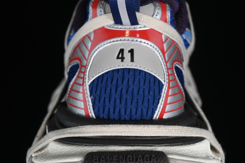Balenciaga Phantom Sneaker 10th Generation Lace-Up Running Shoes with Transparent Heel Strap - W3XLL0525