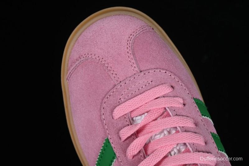 Adidas Originals Gazelle Bold Low-Top Sneakers with Thick Sole for Casual Wear - IE0420