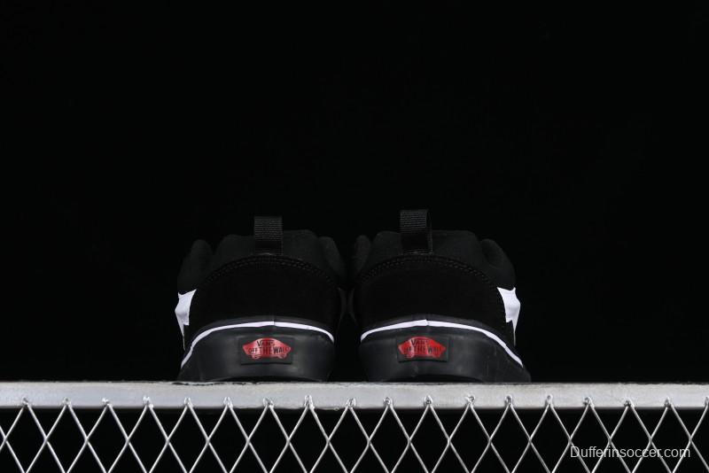 Vans Classics Knu Skool Retro Skate Shoes with Thickened Tongue and Oversized Toe - VN0009QCB9P