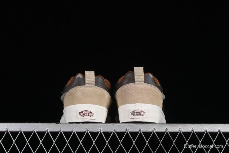 Vans Classics Knu Skool Desert Gray Green Chunky Tongue Bread Shoes - VN0007QC0WD