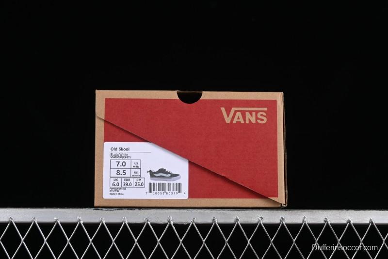 Vans Classics Knu Skool Coca-Cola Collaboration Black White Embroidery Chunky Tongue Sneakers - VN0009QC6BTI