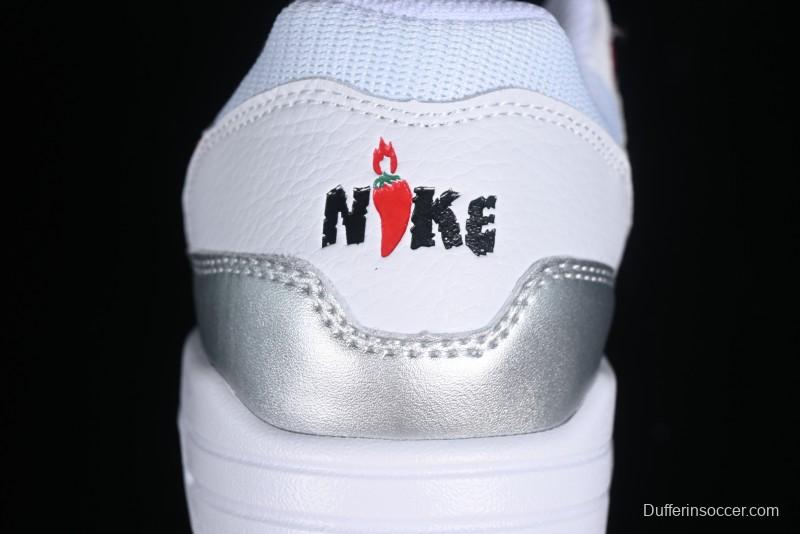 Nike Air Max 1 Retro Running Shoes with Half-Sole Air Cushion - HF7746-100