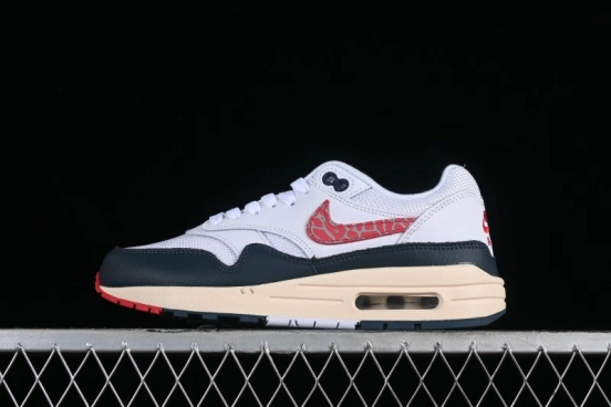 Nike Air Max 1 Premium Retro Running Shoes with Half-Sole Air Cushion - DH1348-146