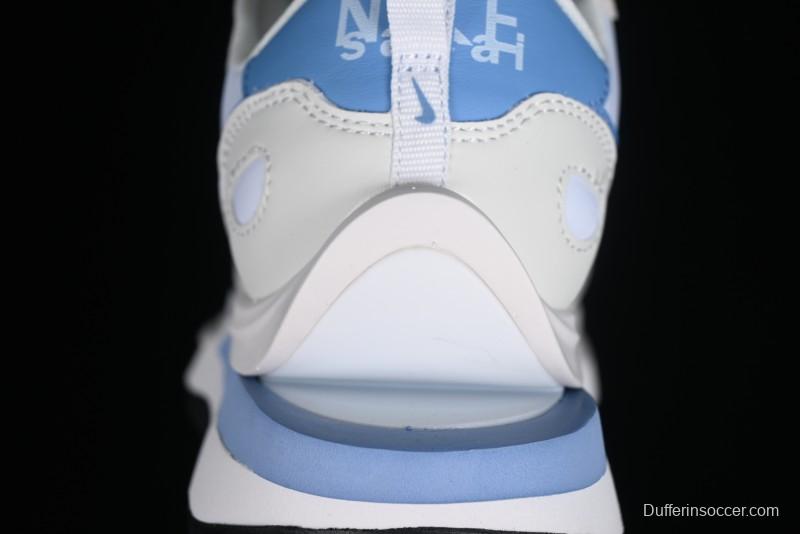 Nike Sacai VaporWaffle 3.0 Deconstructed Sneakers with Overlapping Swoosh and Double Tongue - DD1875-101