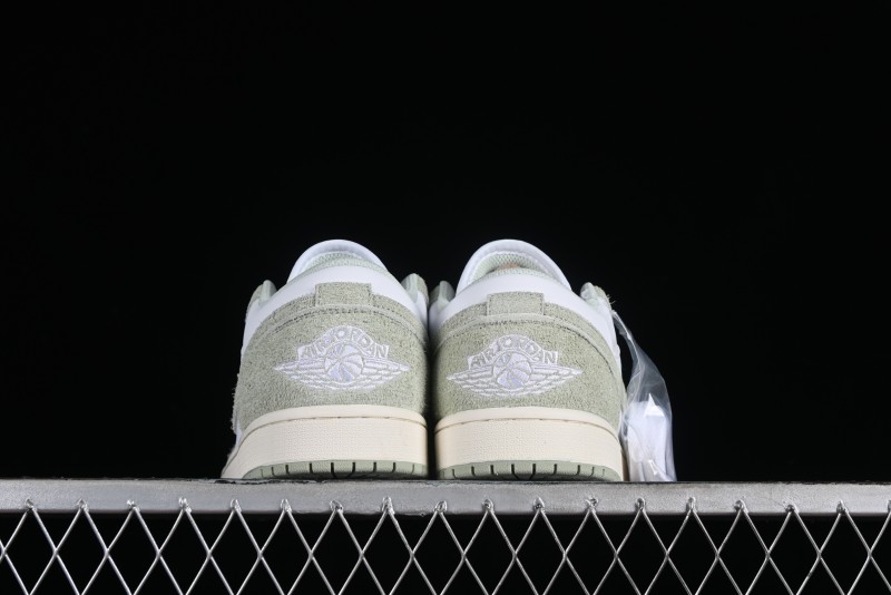 Nike Air Jordan 1 Low AJ1 Apple White Green Low-Top Lifestyle Basketball Shoes - FN5214-131