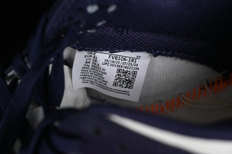 Nike Dunk Low Retro Navy Blue SB Low-Top Casual Skate Shoes - FV8106-181