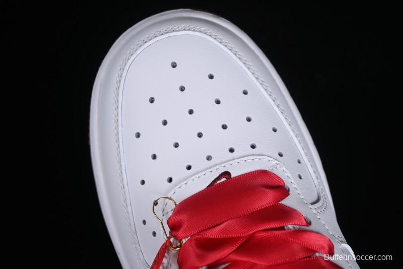 Nike Air Force 1 '07 Low Casual Sneakers with Full-Length Air Cushion - FV5948-105