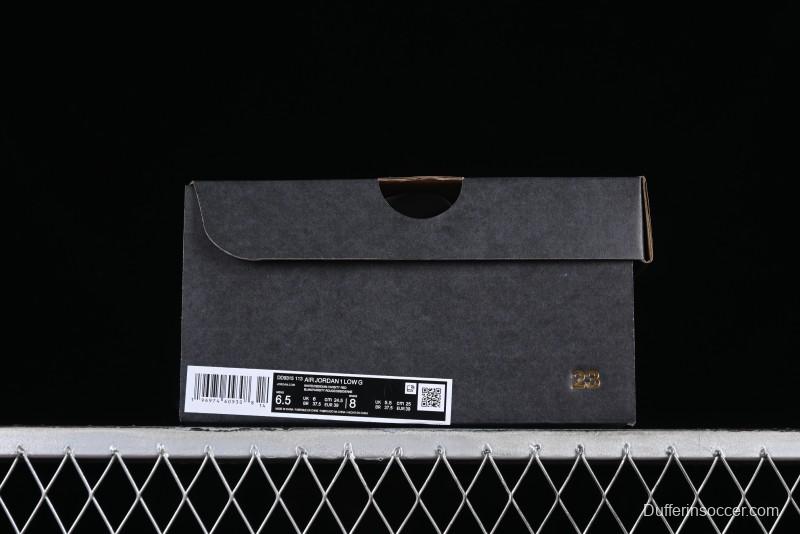 Nike Air Jordan 1 Low Golf Shoes Black Toe - DD9315-113