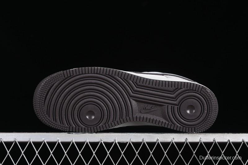 Nike Air Force 1'07 Low The North Face CDG Collaboration - Beige Grey Pigskin Low-Top Casual Sneakers - HD1968-015