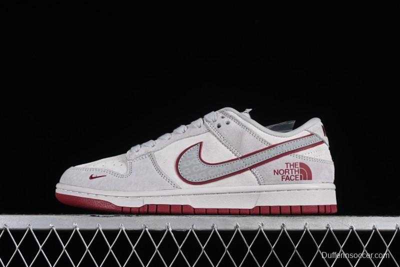 Nike Dunk Low The North Face CDG Collaboration - Grey Skateboard Shoes - DQ1098-336