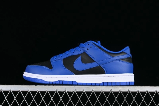 Nike SB Dunk Low Black Blue Colorway Low-Top Casual Skateboarding Shoes - CW1590-001