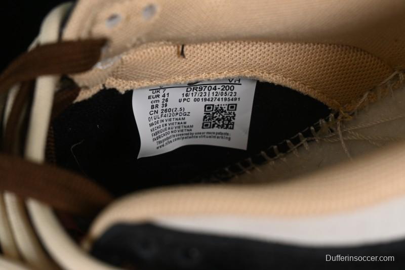 Nike Dunk Low "Mars Stone" Witch Puppet Themed SB Lace-Up Low-Top Casual Sneakers in Black/Mocha Brown - DR9704-200