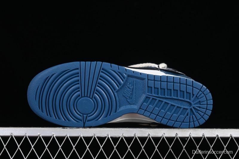 Nike Dunk Low High Street Style Ocean Protection Deconstructed SB Lace-Up Casual Skate Shoes - DV0834-101