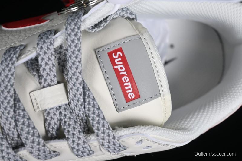 Supreme x Nike SB Dunk Low Casual Skate Shoes with Zoom Air Cushion - DQ1098-333