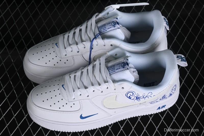 Nike Air Force 1 '07 Low "Butterfly Loves Flowers" Casual Sneakers - FB8971-100