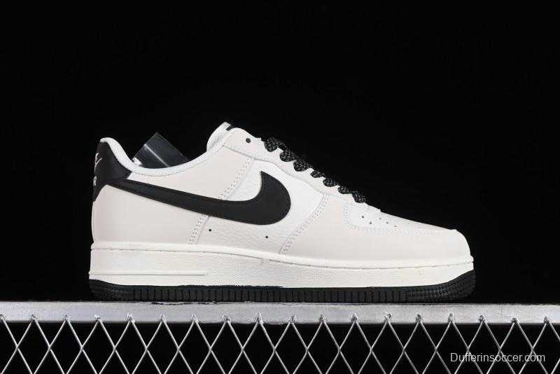 Supreme x Nike Air Force 1 '07 Low Casual Skate Shoes with Zoom Air Cushion - HD1968-009