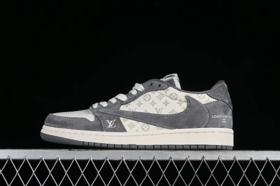 Nike Air Jordan 1 Low OG SP Travis Scott x Fragment Design Collaboration Sneakers - SJ2068-001