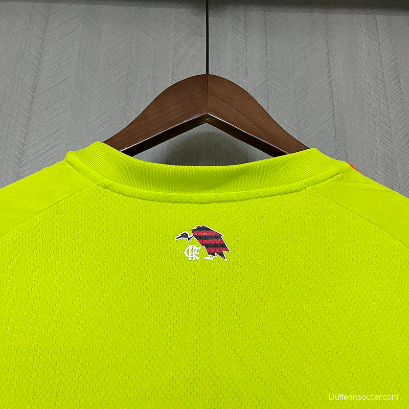 25/26 Flamengo Goalkeeper Fluorescent Green Jersey S-XXXXL