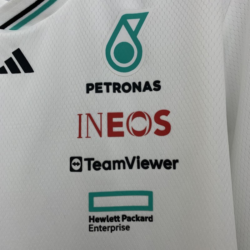 2025 F1 Formula AMG White T-Shirt