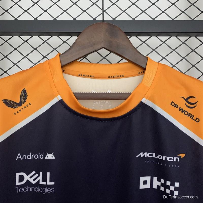 2025 F1 Formula Orange/Navy Mclaren Jersey