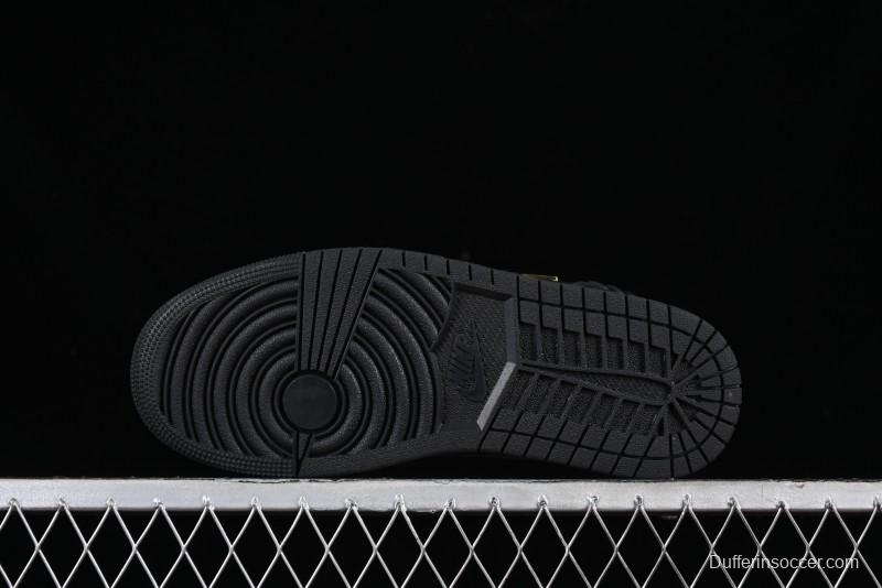 Nike Air Jordan 1 Low "Method of Make" Casual Sneakers with Woven Design - FN5032-007