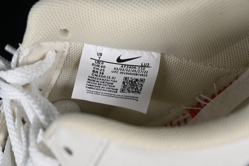 Nike Air Force 1 '07 Low Custom Traditional Chinese Brocade Casual Sneakers - AF2406-110
