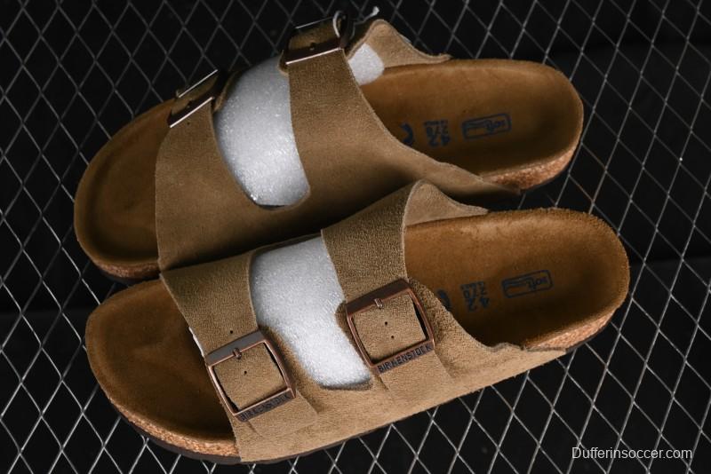 Birkenstock Birkenstock Sandals Series Soft Suede Leather with Lambswool Insole and Cork Midsole - G.D4