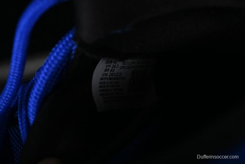 Nike Air Jordan 11 Retro High Top Basketball Shoes in Black and Blue - CT8012-400