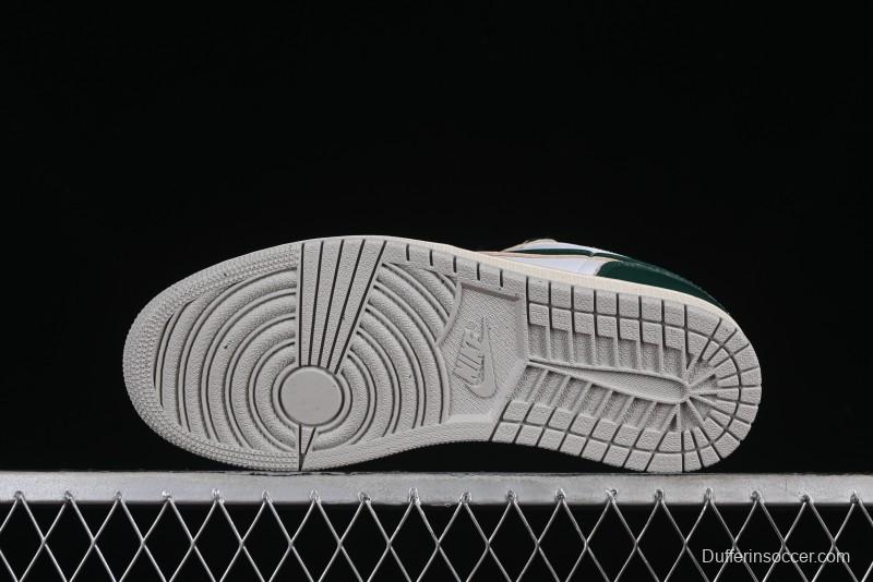 Nike Air Jordan 1 Low AJ1 White Green Low Top Casual Sneakers - FQ7687-300