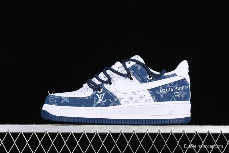 Nike Air Force 1 Low Custom Strap Casual Sneakers with Full-Length Air Cushion - ZH0316-021