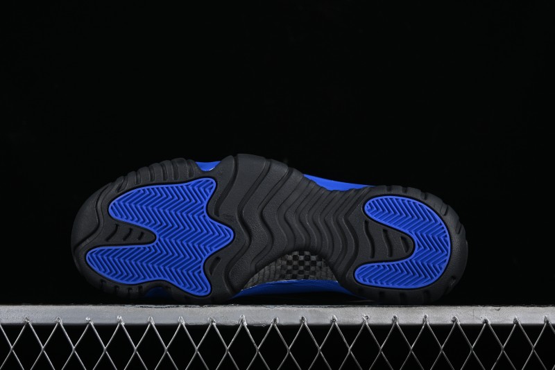 Nike Air Jordan 11 Retro High Top Basketball Shoes in Black and Blue - CT8012-400