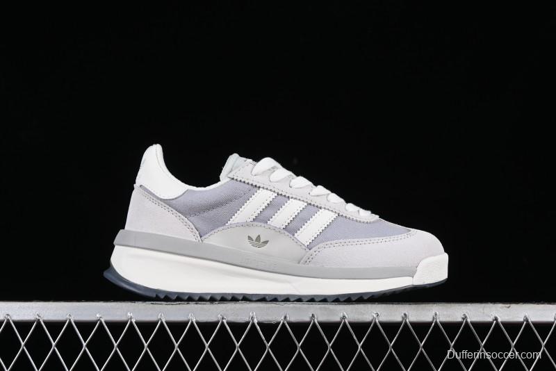 Adidas Originals SL 72 Retro Running Shoes with Nylon Upper and Rubber Outsole - JI2505