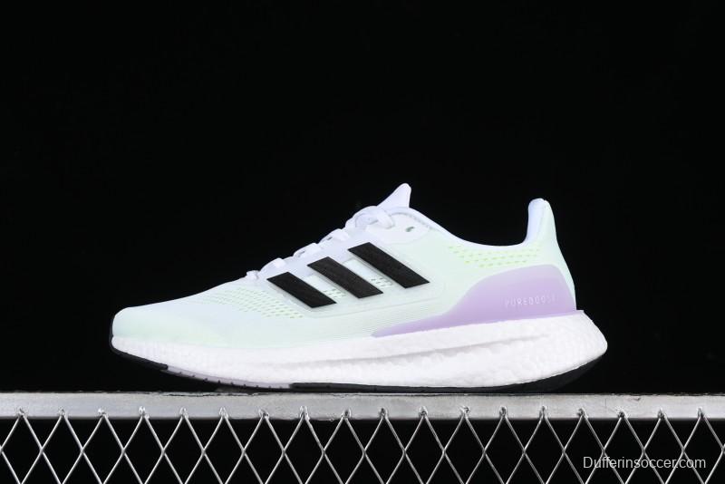Adidas Pureboost 23 Running Shoes Lightweight Breathable with Full-Length BOOST Cushion - IF2398
