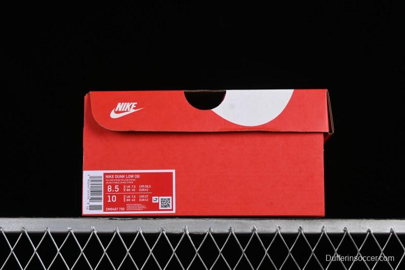 Nike SB Dunk Low Premium Yellow White SB Shattered Backboard Fashion Casual Skate Shoes - DM9467-700