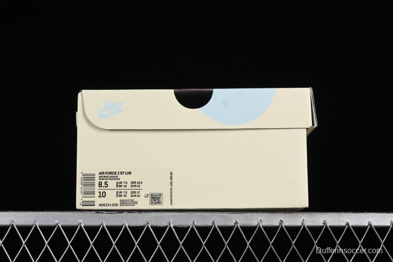 Nike Nocta x Nike Air Force 1 '07 Low Casual Sneakers with 3M Reflective Details and Full-Length Air Cushion - NO0224-026