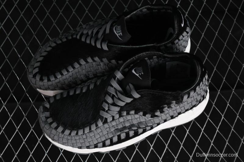 Nike Air Footscape Woven Asymmetrical Weave Slip-Resistant Low-Top Lifestyle Sneakers - FB1959-001