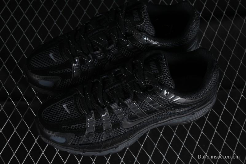 Nike P-6000 PRM Retro Casual Sneakers with Vintage Running Shoe Design - FQ8732-010